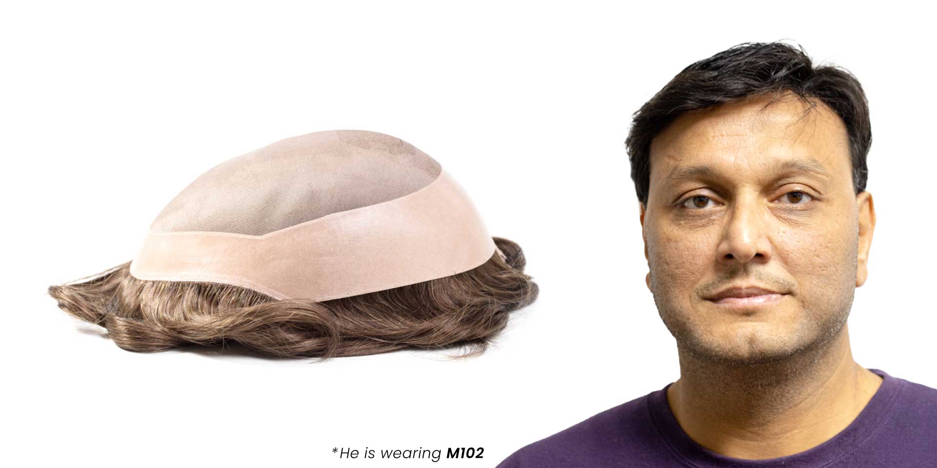 M102 long durability toupee