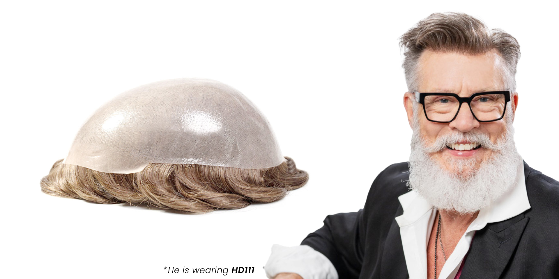 men's toupee HD111