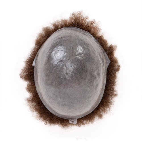 M101 Afro Mens Toupee Mono Top Afro Hairpiece