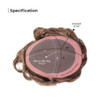 mono silk top hairpiece for men
