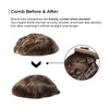 new hairpiece comb before and after