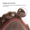 Trim off along hairline