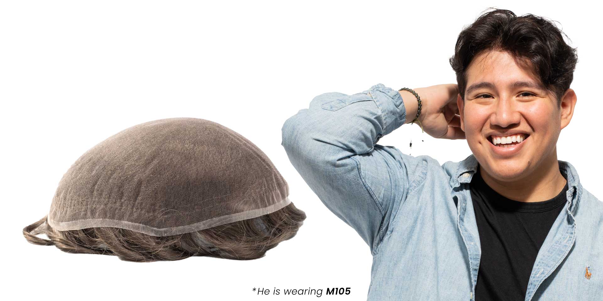 M105 medium durability toupee