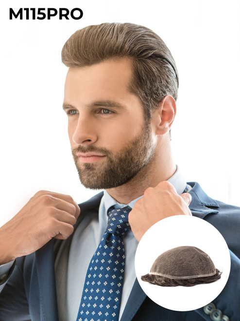European Hair M115PRO Swiss lace Toupee