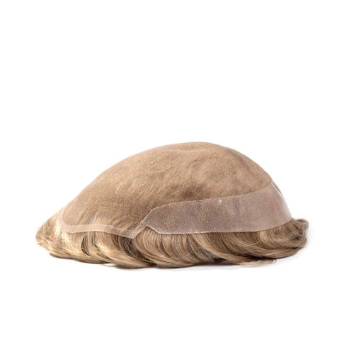 Swiss Lace Poly Back Mens Hairpiece