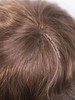 Slightly wavy hair throughout